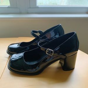 Black Mary Janes